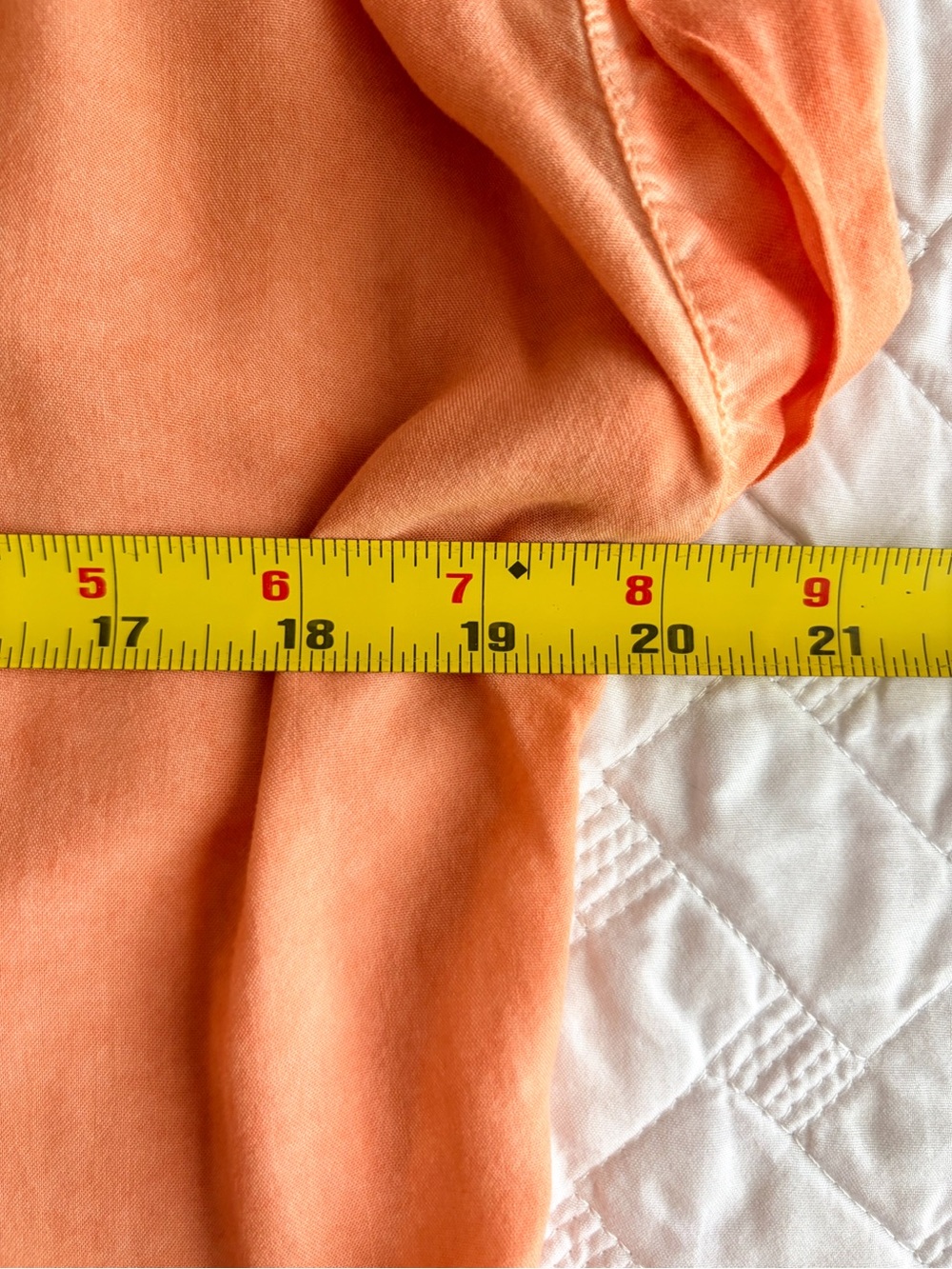 Bll Orange Short Sleeve Button Up Top Size Small Lightweight Summer Top Viscose - Picture 9 of 10